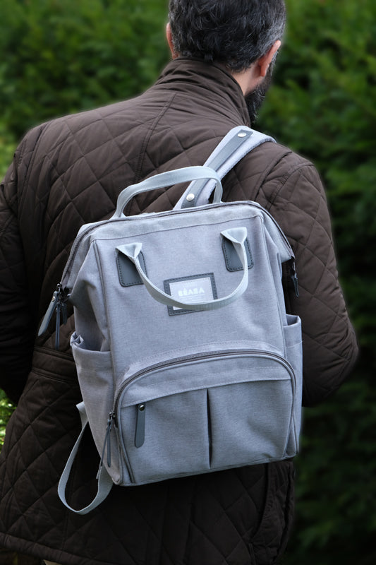Béaba Wellington Backpack Changing Bag Grey