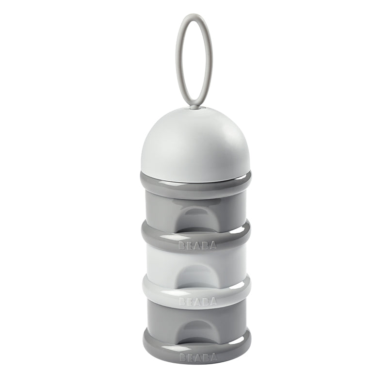 Béaba Snack Storage Stacked Formula Milk Container Grey