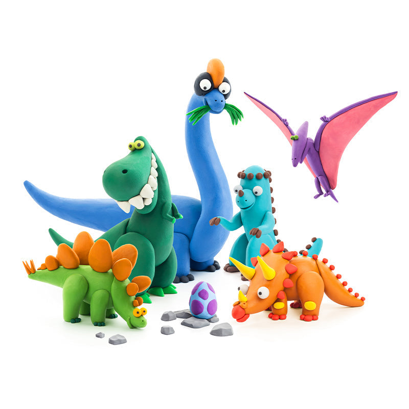 Hey Clay Dinos Large 15 Can Set