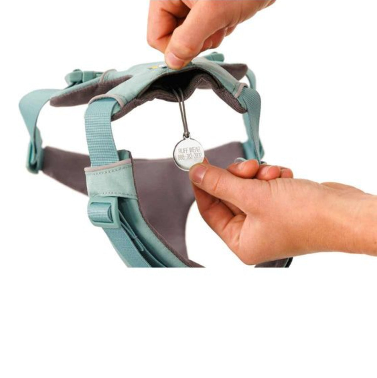 Ruffwear Front Range Dog Harness - River Rock Green (L / XL) 32 - 42 in