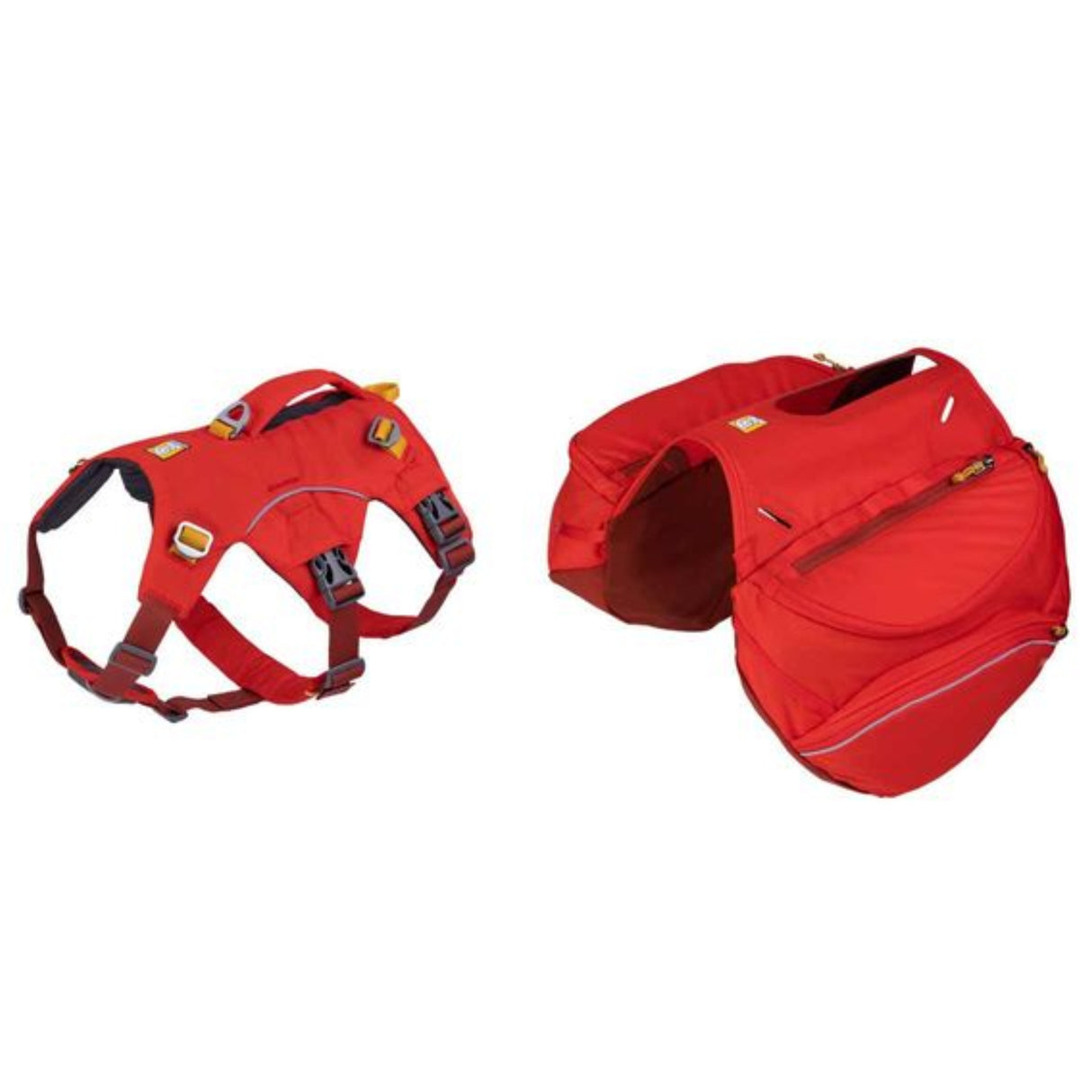 Ruffwear Palisades Dog Backpack in Red Sumac (Medium) 27 to 32 inches