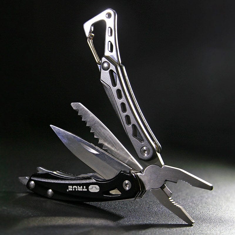 True Seven 9 In 1 Super Compact Multi Tool Keyring - PROTEUS MARINE STORE