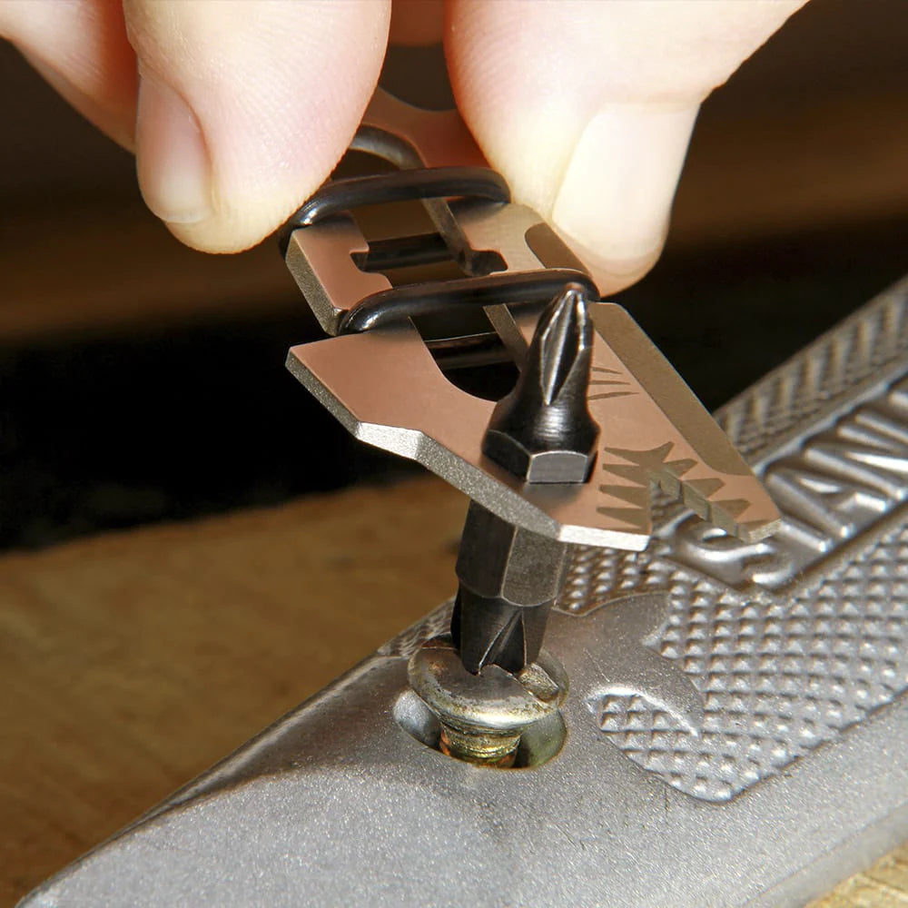 True Sharkey 12 In 1 key sized Multi-Tool Keyring - PROTEUS MARINE STORE