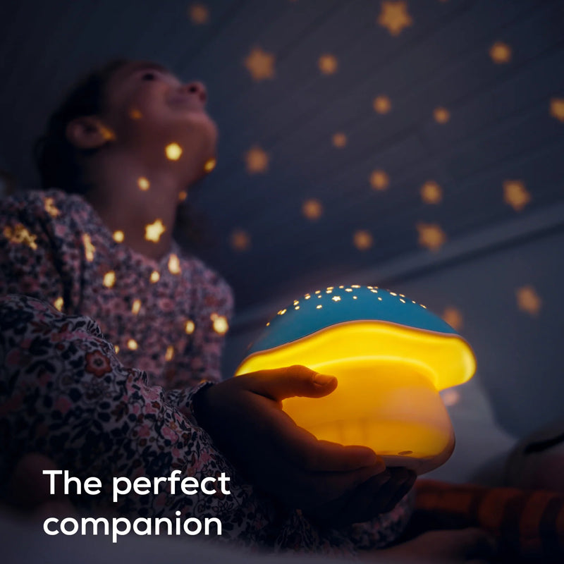 Pabobo by Angelcare Mushroom Musical Stars Projector - Blue