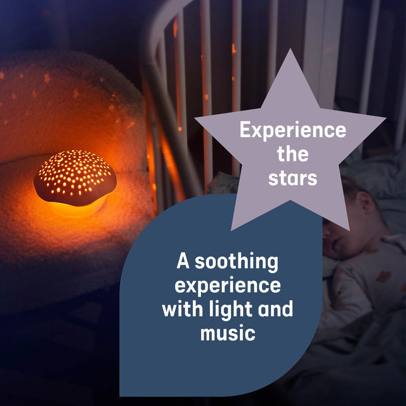 Pabobo by Angelcare Mushroom Musical Stars Projector - Pink