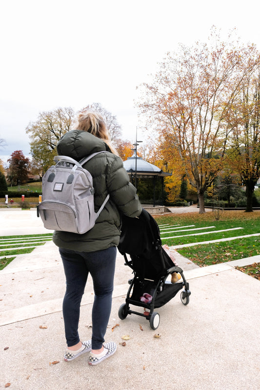 Béaba Wellington Backpack Changing Bag Grey