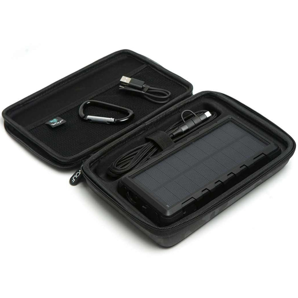 Wolf Outdoors SPB-24 24000mAh Solar Power Bank with Case