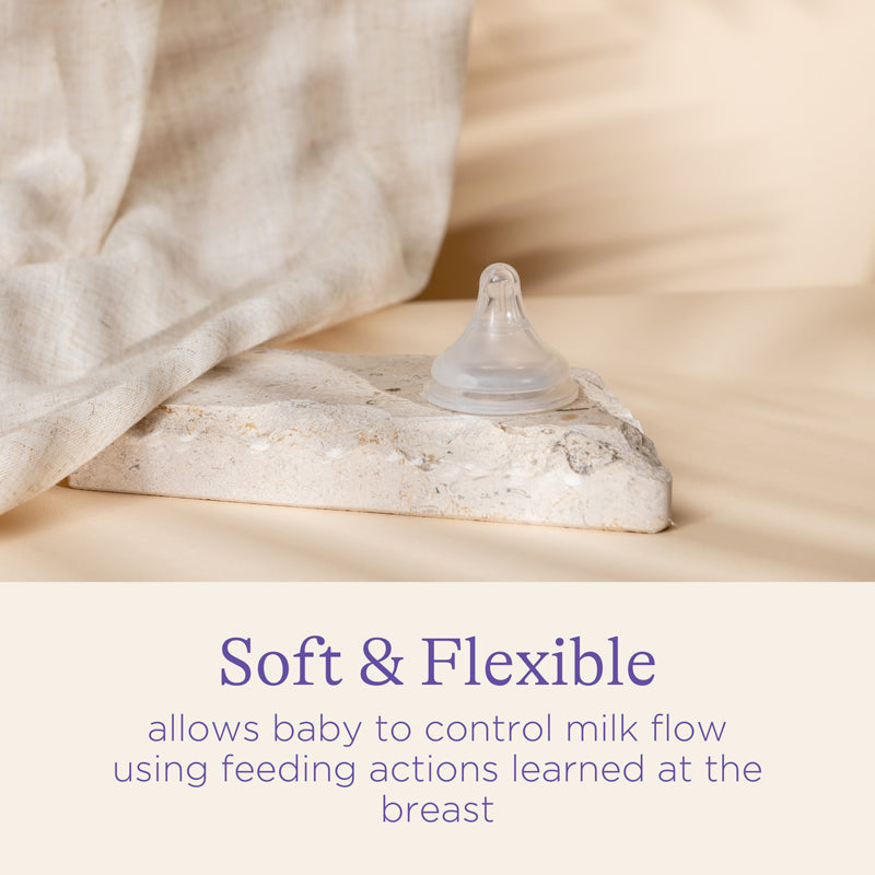 Lansinoh Natural Wave Teat Fast Flow 2Pk