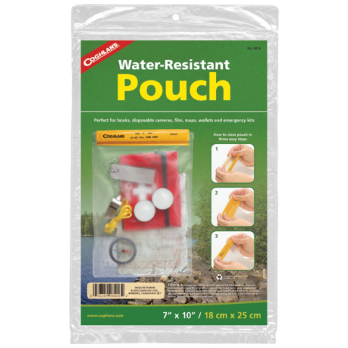 Coghlans Water Resistent Pouch 7" x 10" 8416 (12) - PROTEUS MARINE STORE