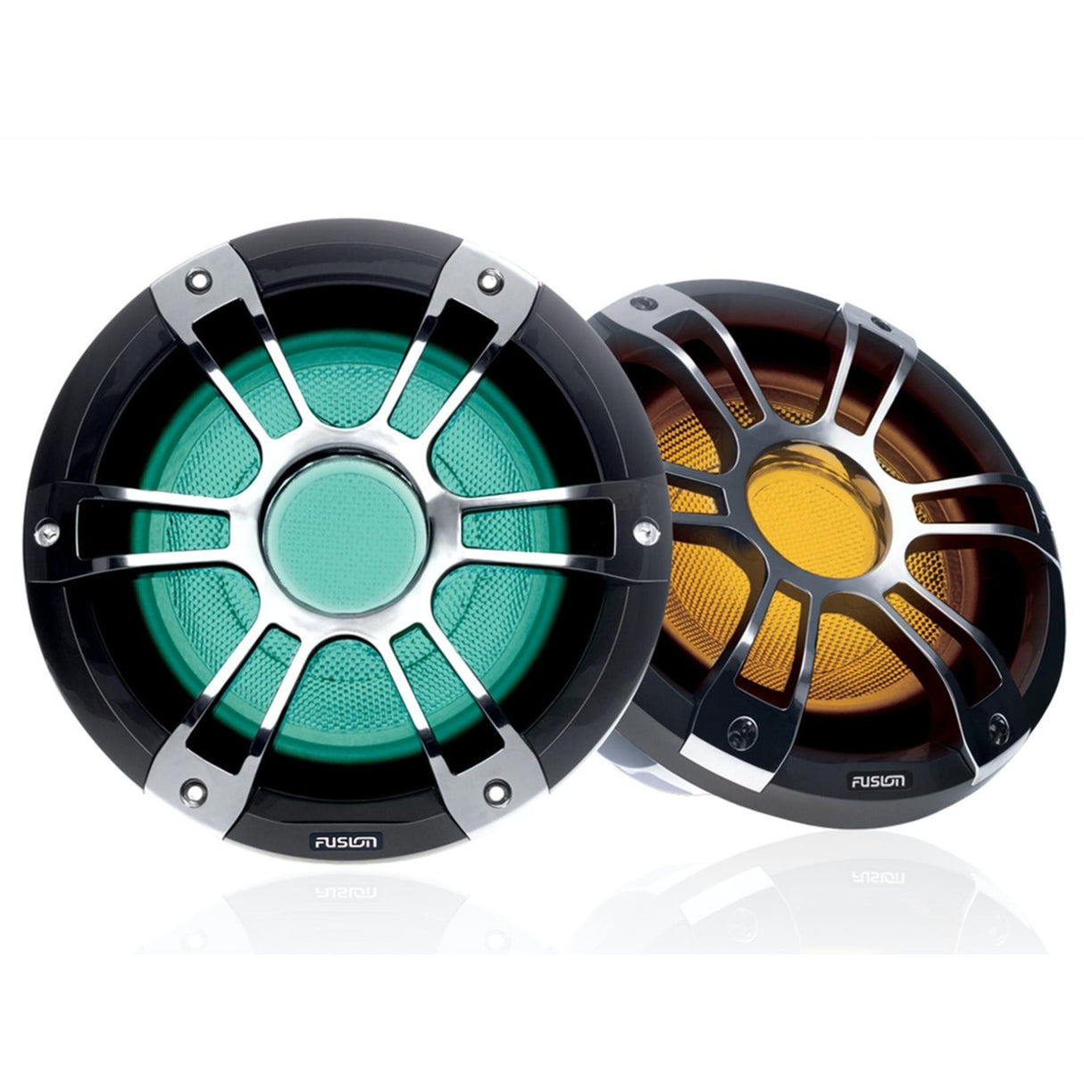 Fusion SG-SL102SPC 10" CRGBW LED Marine Subwoofer 600W - Sports Chrome - PROTEUS MARINE STORE