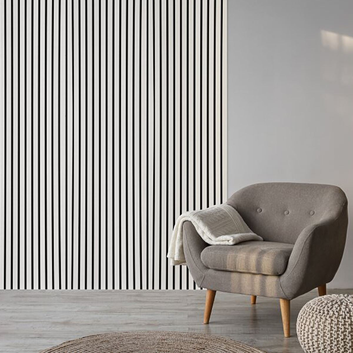 Fuse Acoustic Wooden Wall Panel White Oak 2400mm(H) x 600mm(W)