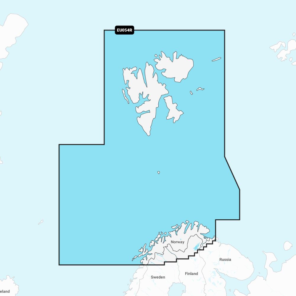 Garmin Navionics+ Chart: EU054R - Norway, Vestfjorden to Svalbard - PROTEUS MARINE STORE