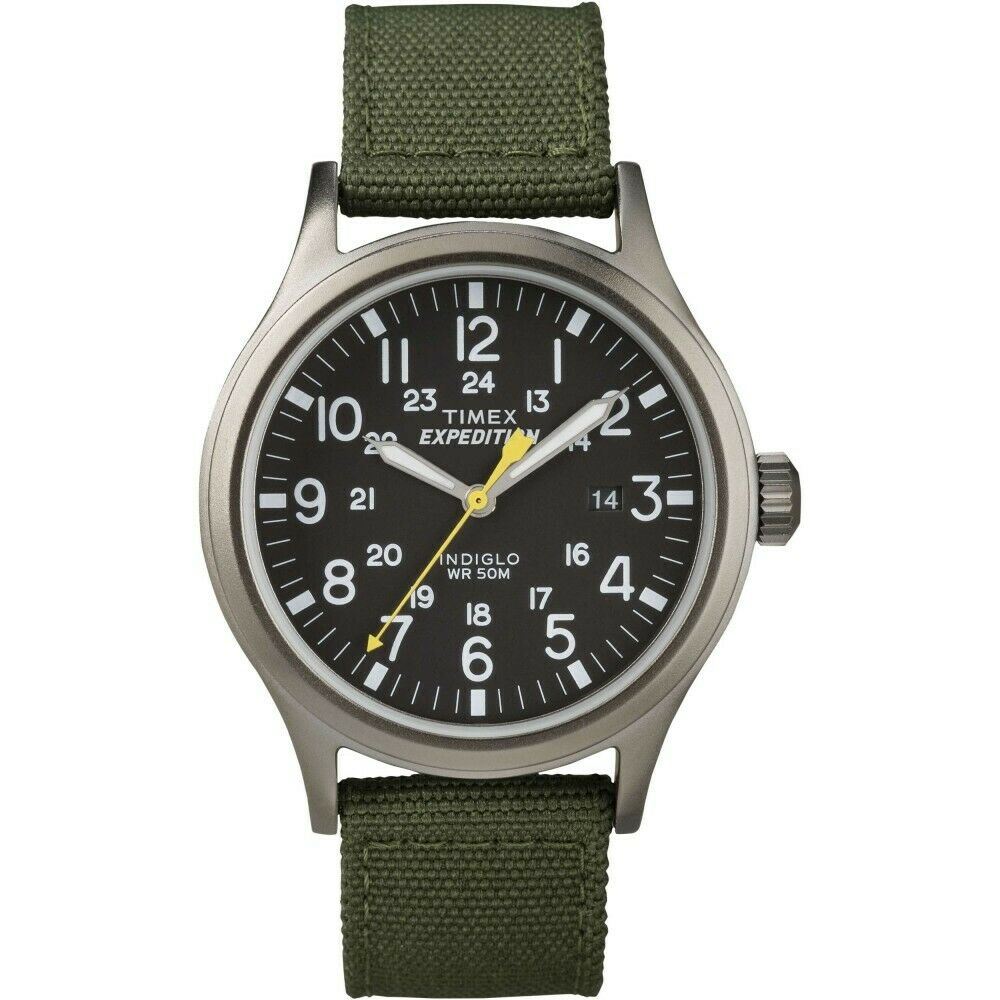 Expedition Scout Watch with Green Nylon Strap