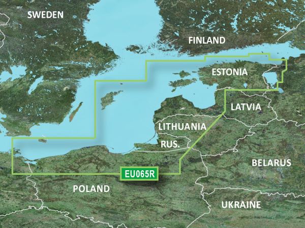 Garmin BlueChart G3 Vision - VEU065R: Baltic Sea, East Coast - PROTEUS MARINE STORE