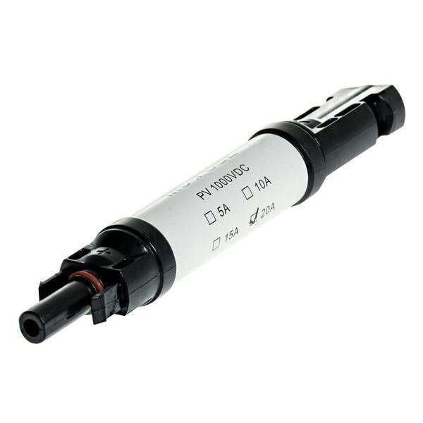 MC4 Connector M-F 20A Fuse Single