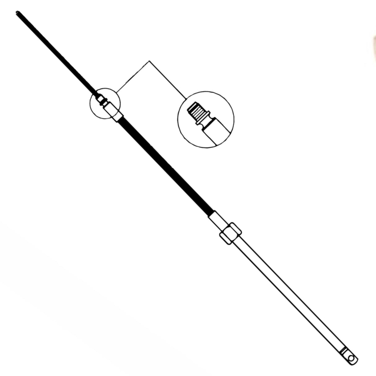 Ultraflex M58 Steering Cable 17ft