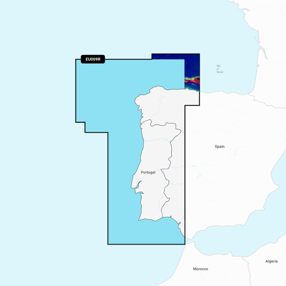 Garmin Navionics Vision+ Chart: EU009R - Portugal & Spain, Northwest - PROTEUS MARINE STORE