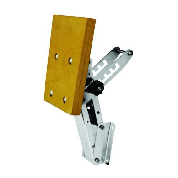 Outboard Engine Bracket S/S C/W Wood Pad 25HP (60kg)