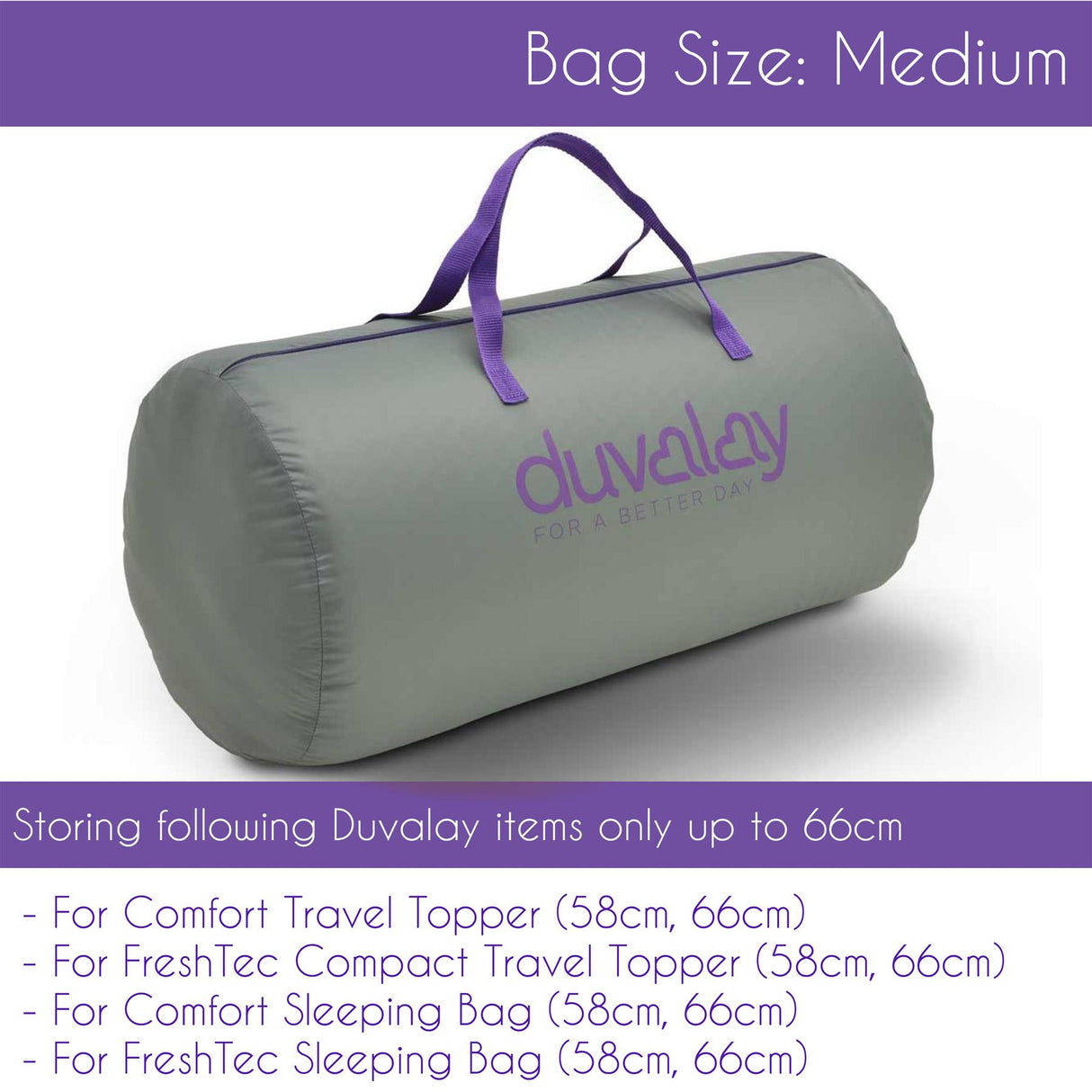 Duvalay Storage Bag Medium For VW Campervan Topper, Compact & Custom, Caravan