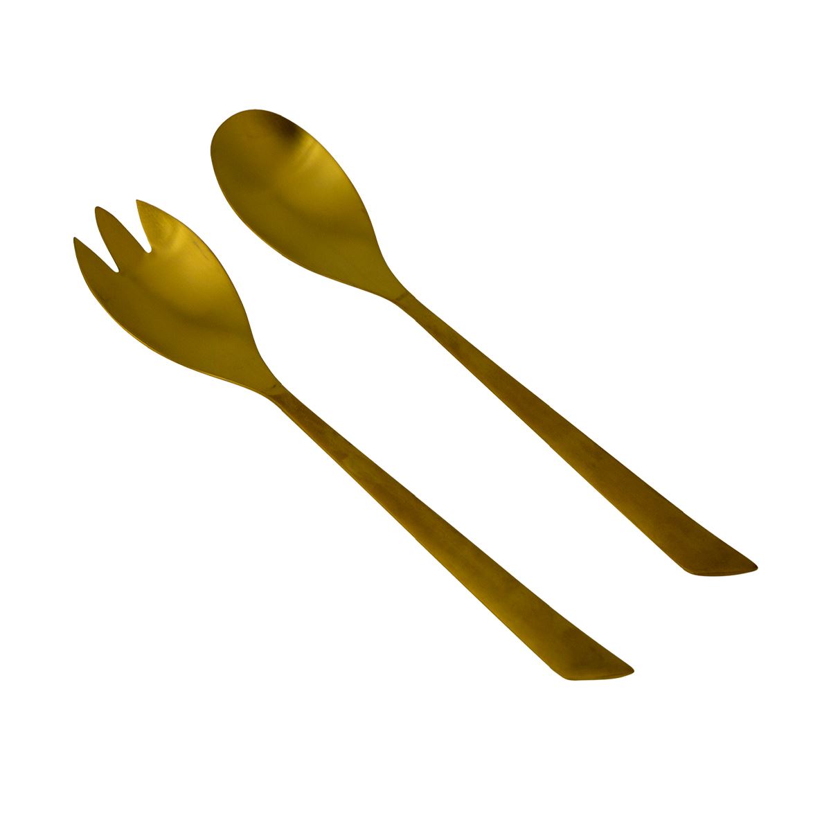 Bo-Camp Industrial Collection Salad Servers Fay 2 Pieces Gold