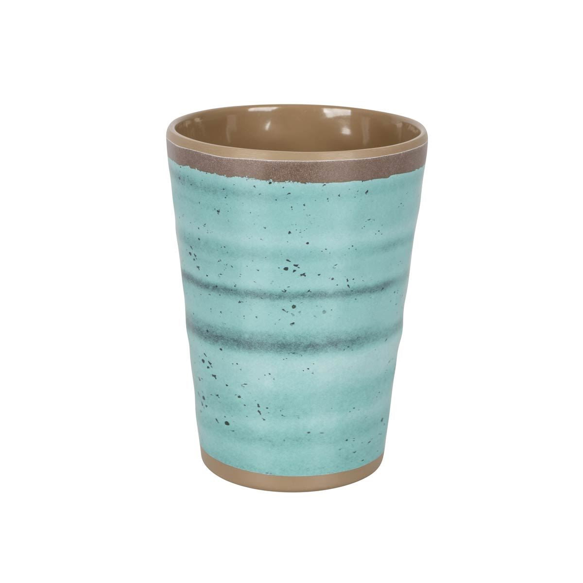 Bo-Camp Cup Halo Melamine 4 Pieces Aqua
