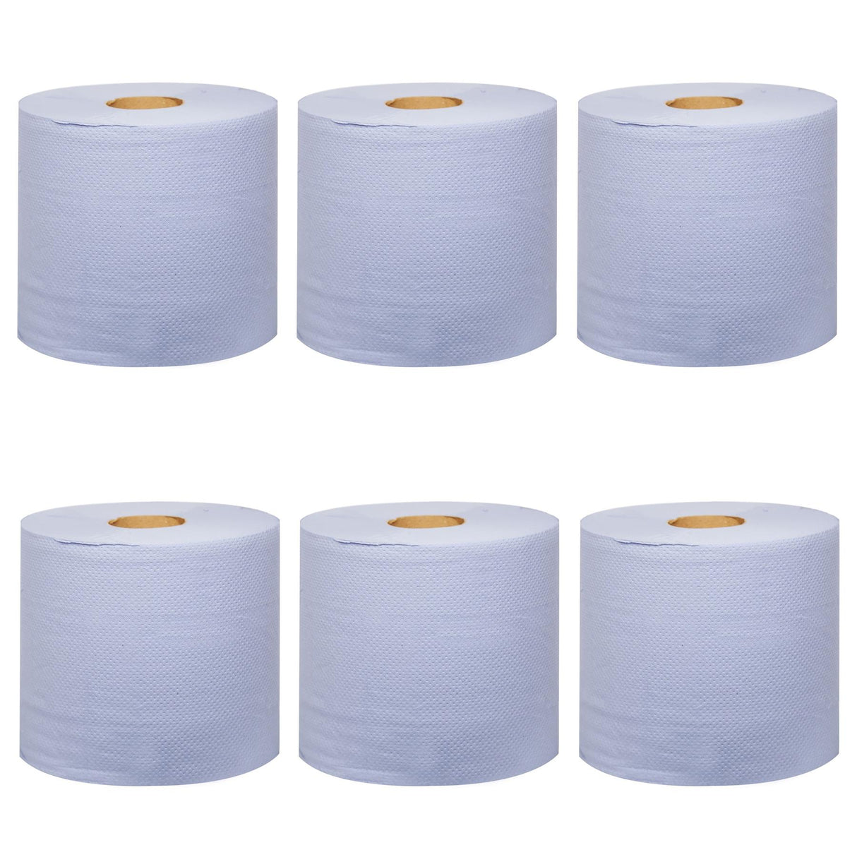 Blue Rolls 2-Ply 170mm x 150 Metres Workshop Wipes - Pack of 6