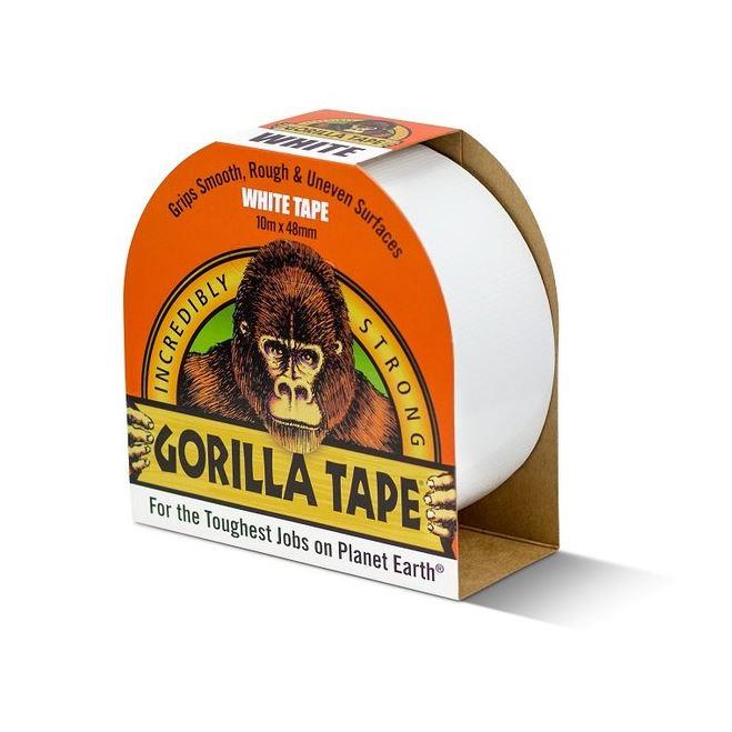 Gorilla Tape White 48mm x 10m - PROTEUS MARINE STORE