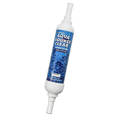 Whale Aqua Source Clear Water Filter 15mm For Caravan Boat Motorhome - WF1530