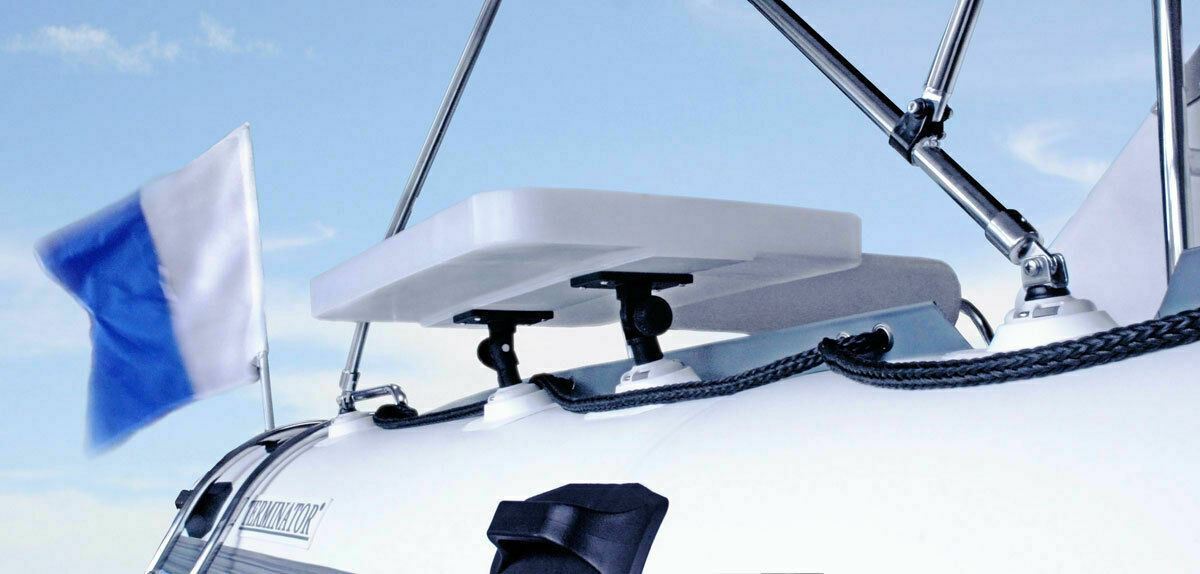 Railblaza RibPort inc 3M VHB - Black - PROTEUS MARINE STORE