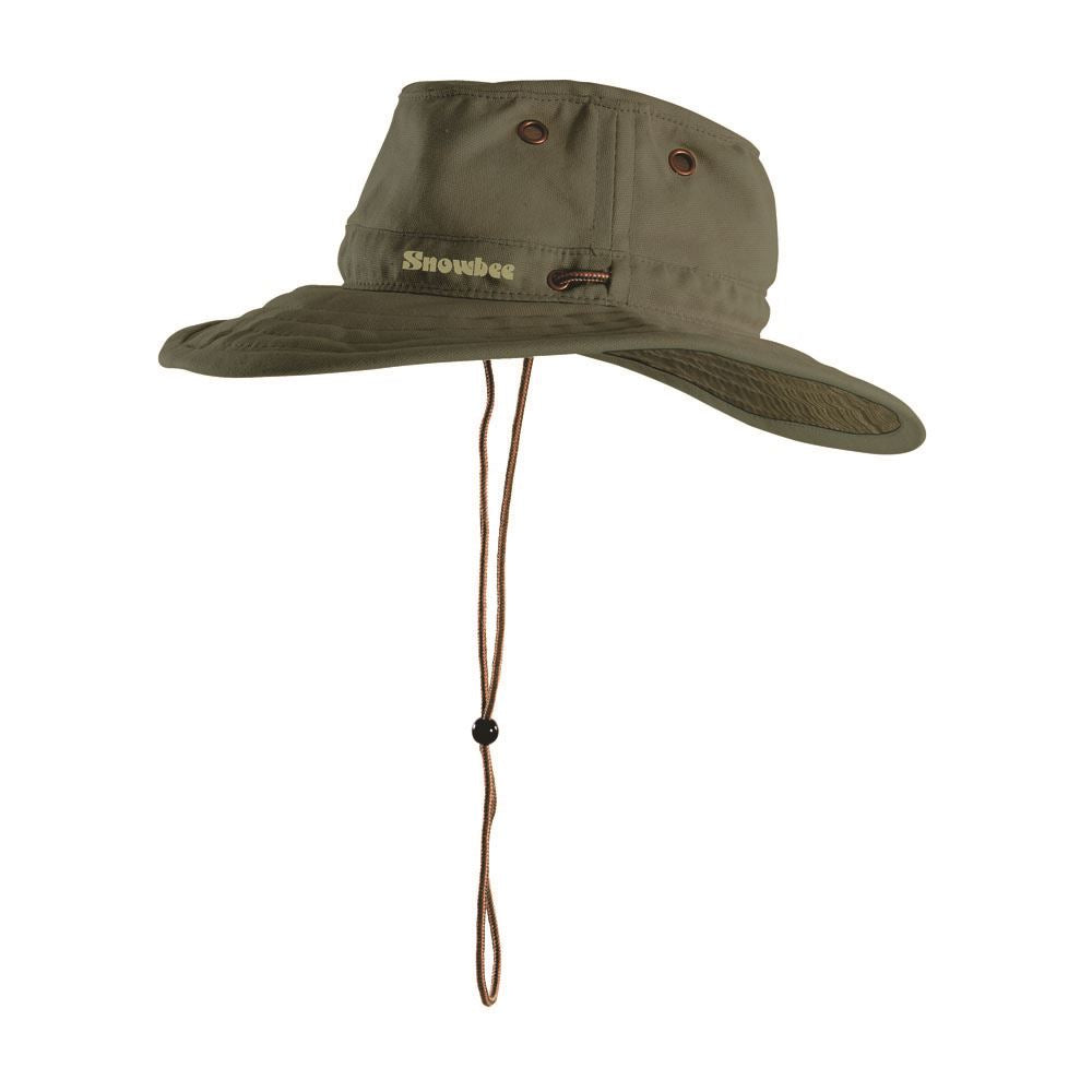 Snowbee Wide Brim Ranger Hat Olive Green - S - PROTEUS MARINE STORE