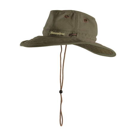 Snowbee Wide Brim Ranger Hat Olive Green - S - PROTEUS MARINE STORE