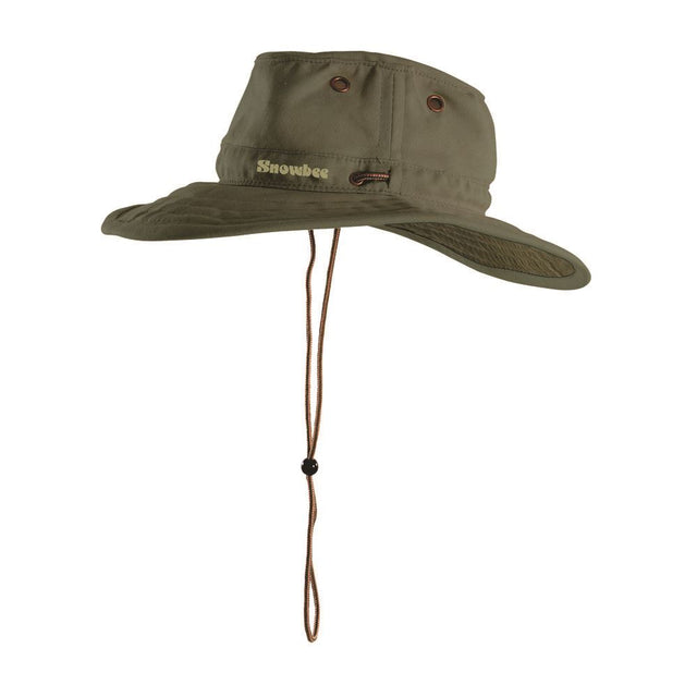 Snowbee Wide Brim Ranger Hat Olive Green - S - PROTEUS MARINE STORE