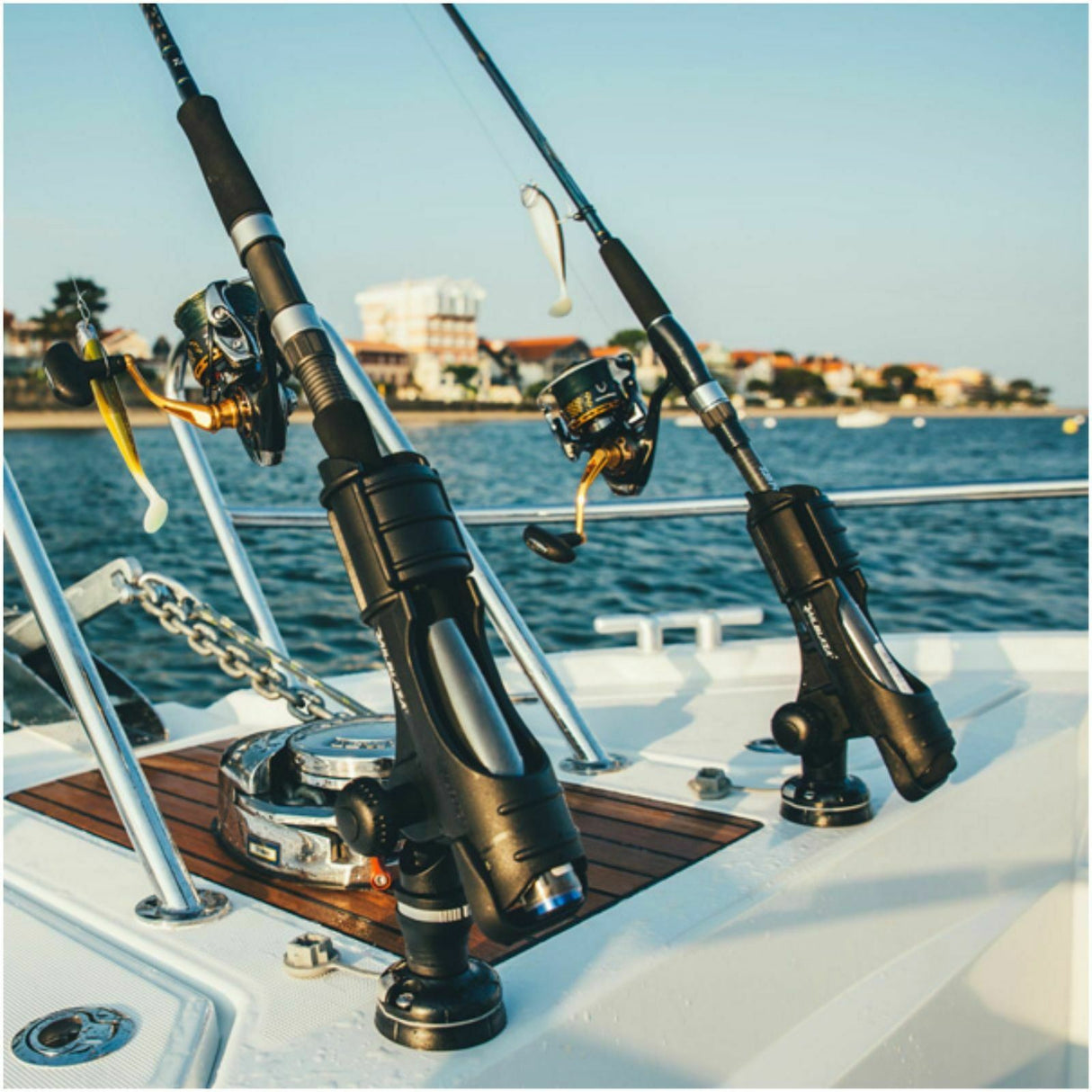 Railblaza Rod Holder II StarPort Kit - Black - PROTEUS MARINE STORE
