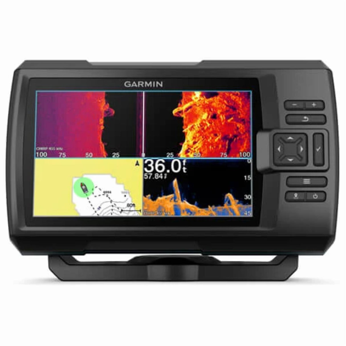 Garmin Striker Vivid 7sv Fishfinder & GT52HW-TM Transducer - PROTEUS MARINE STORE