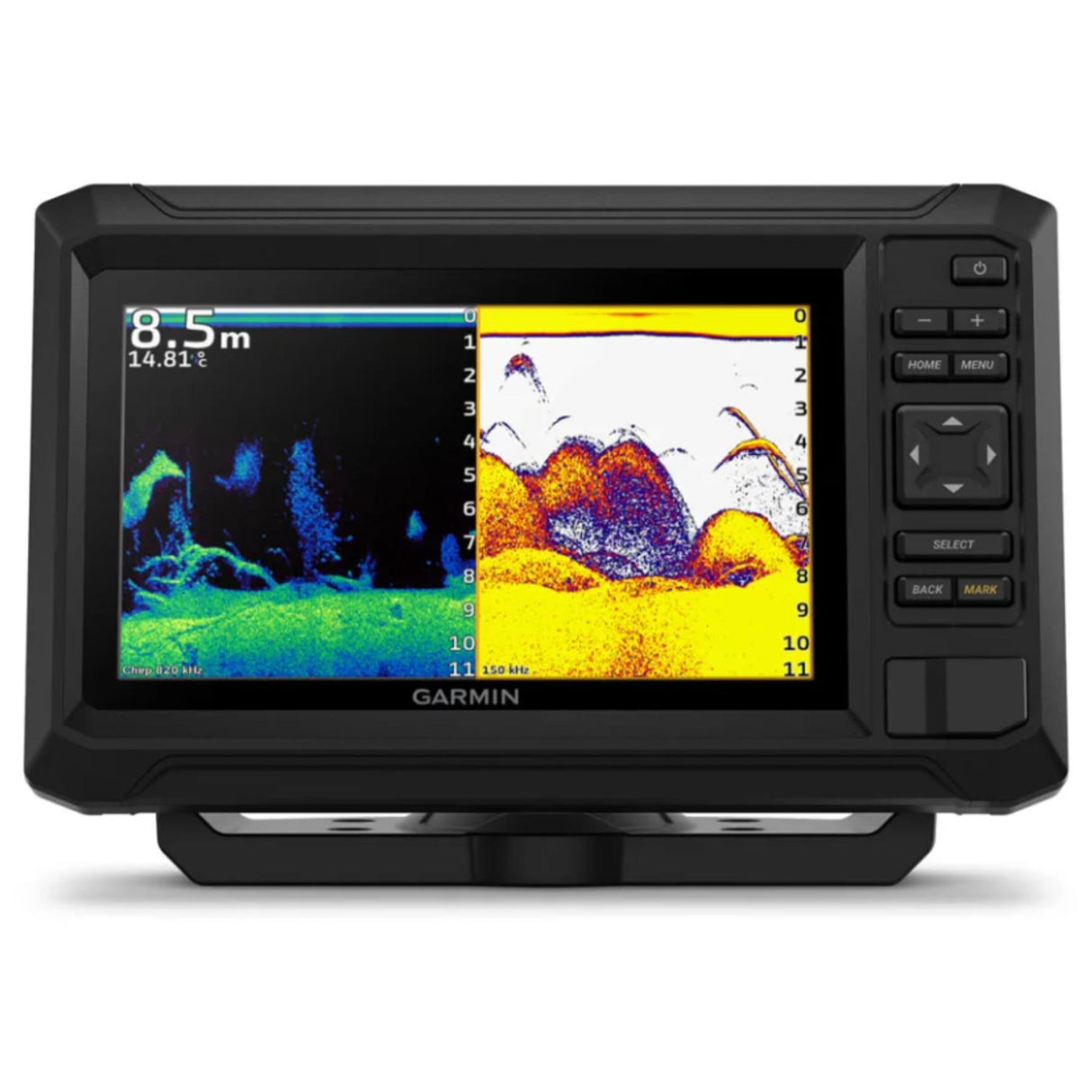 Garmin ECHOMAP UHD2 75cv 7" Marine Chartplotter, Traditional & ClearVu Sonar, IPX7
