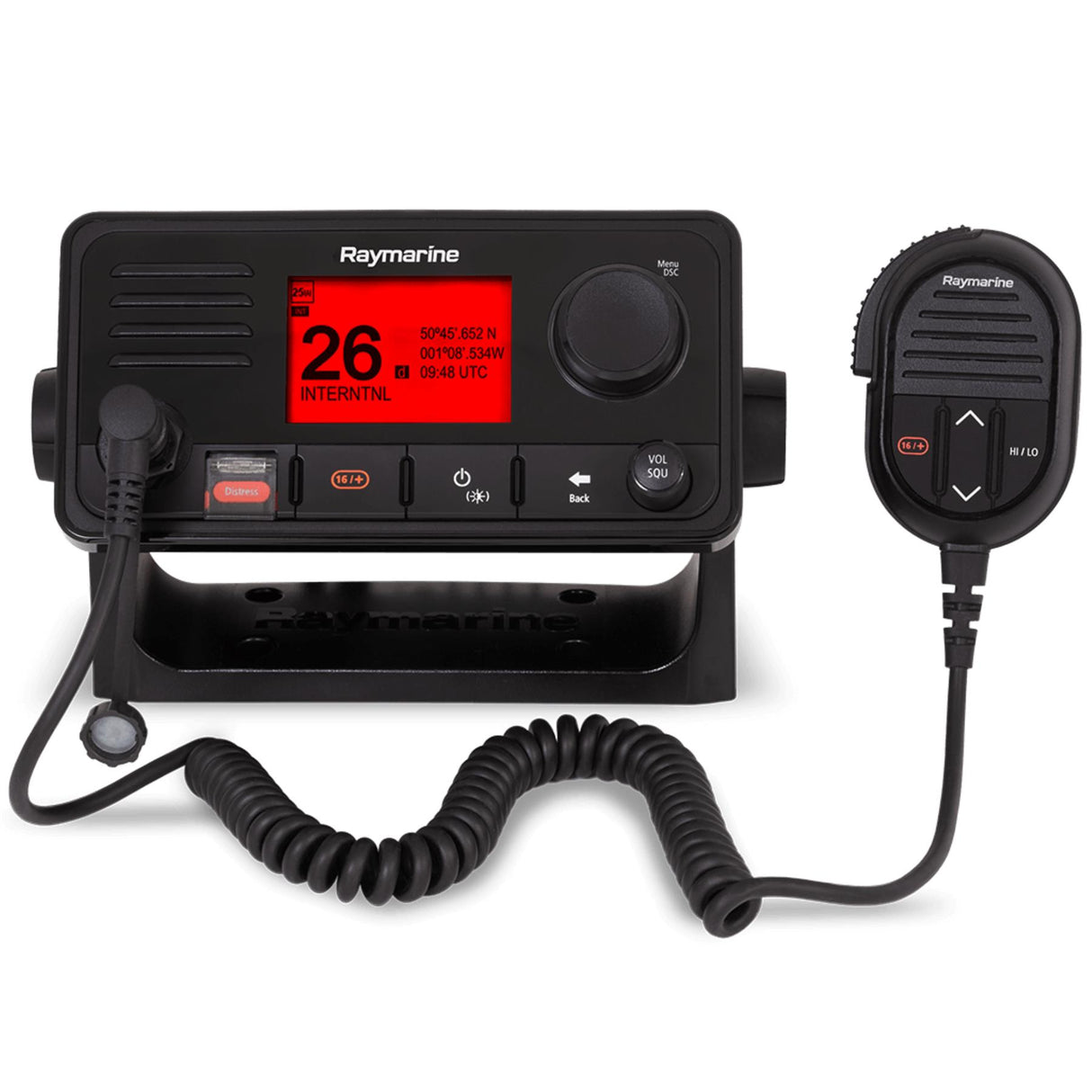 Raymarine Ray63 Marine VHF Radio with Internal GPS Receiver, Class-D, NMEA2000, IPX7