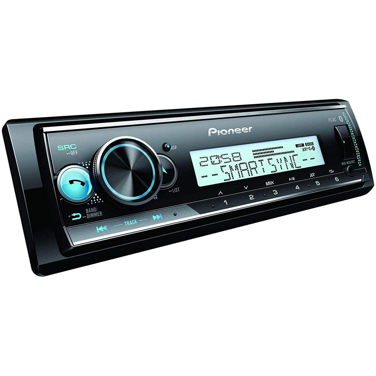 Pioneer MVH-MS510BT Marine Radio Digital Media Receiver 1-DIN Bluetooth USB Spotify & MIXTRAX - PROTEUS MARINE STORE