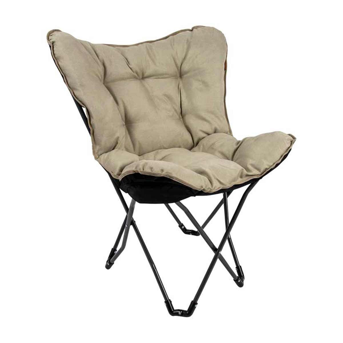 Bo-Camp Urban Collection Butterfly Chair Redbridge M Beige