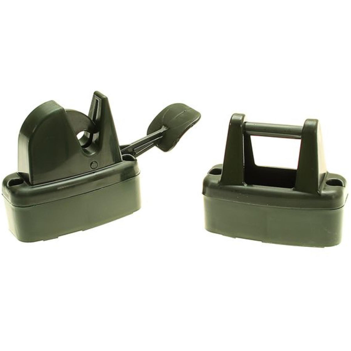 AG Lever Release Door Retainer Forest Green For Domestic and Caravan Doors