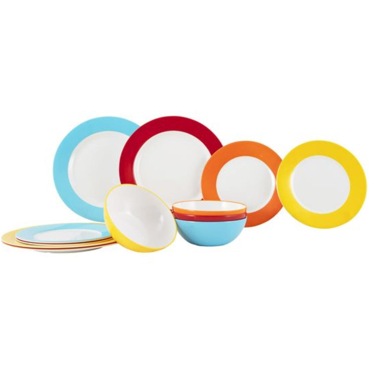 Gimex Colour Line Tableware Rainbow 12 Pieces