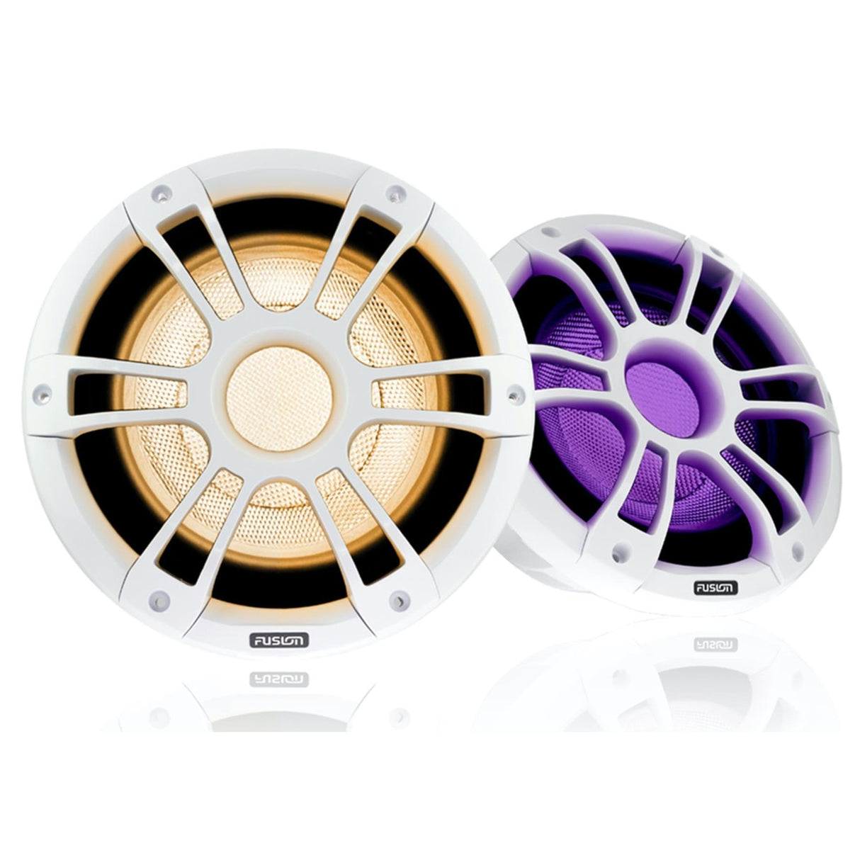 Fusion SG-SL102SPW 10" CRGBW LED Marine Subwoofer 600W - Sports White - PROTEUS MARINE STORE