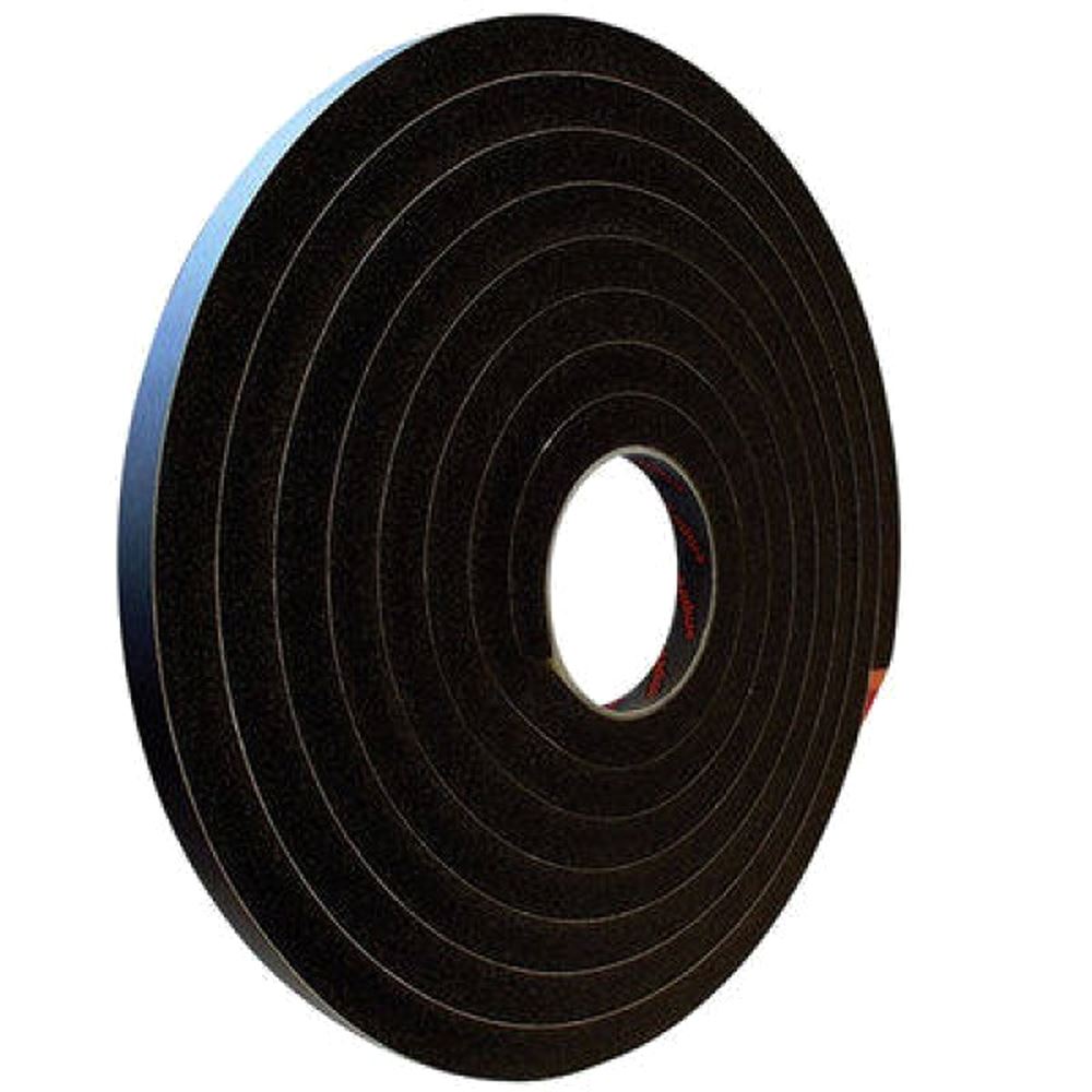 AG Window & Door Foam EPDM Self Adhesive 12mm x 12mm x 5 Metres Black