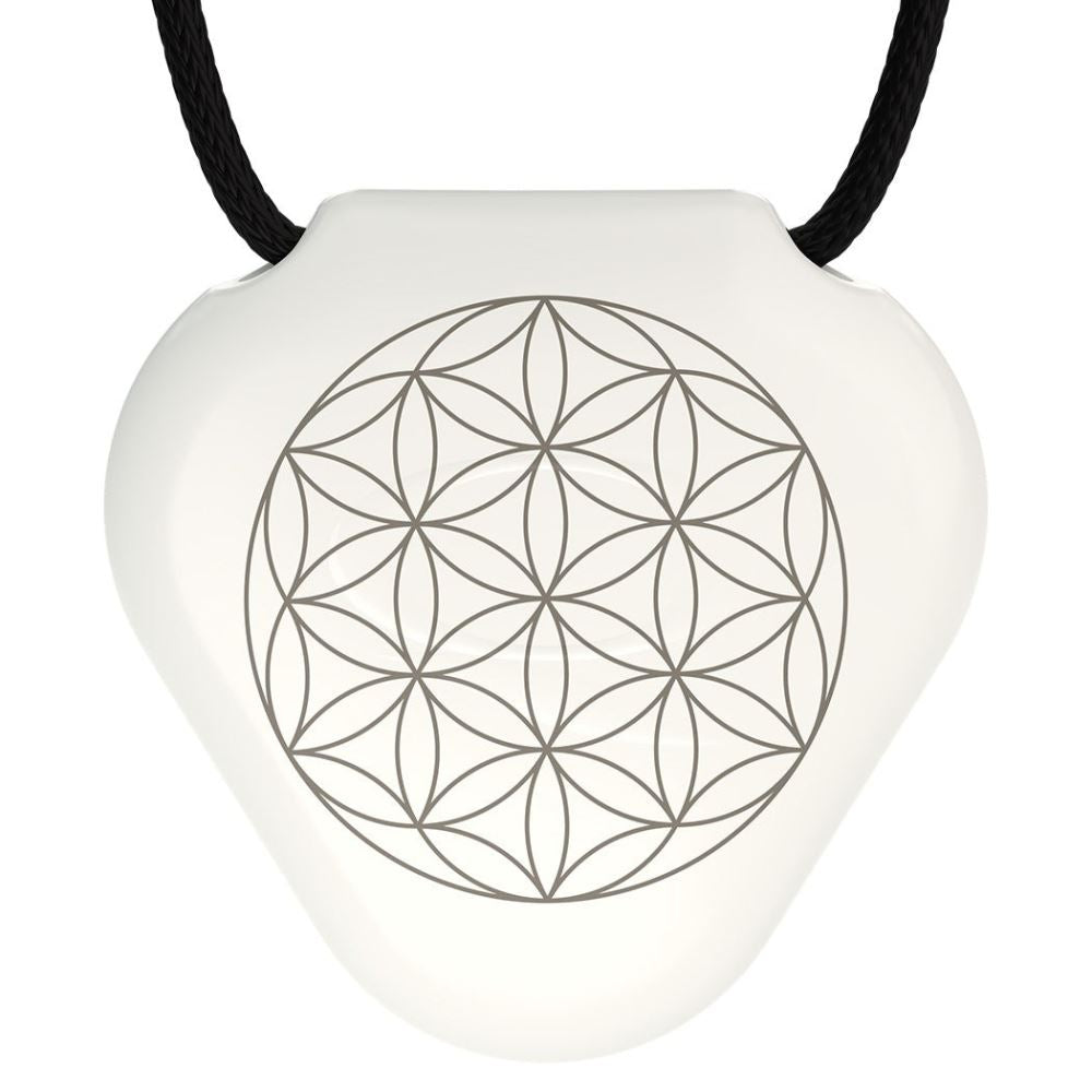 Q-Link SRT-3 White Flower of Life Pendant - PROTEUS MARINE STORE