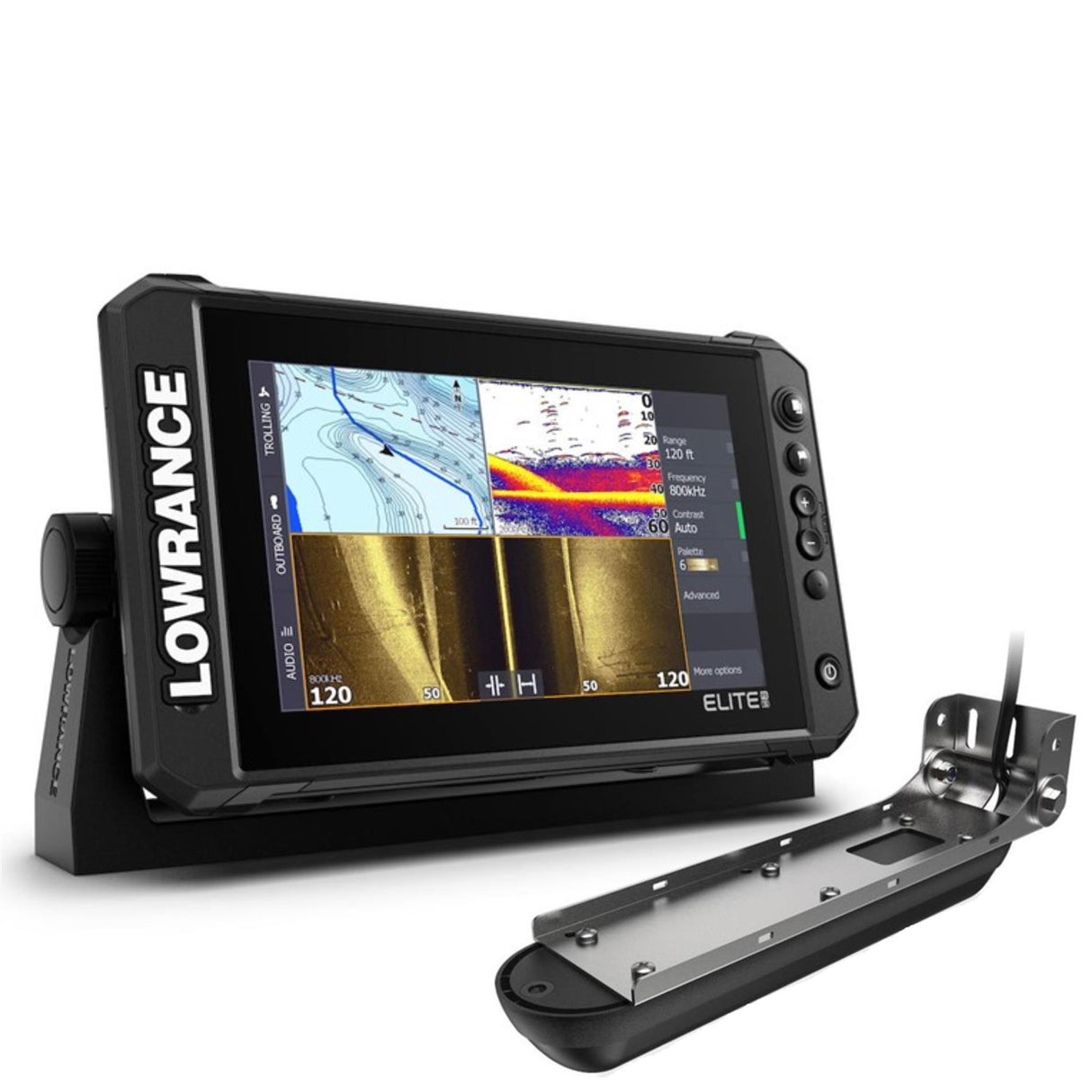 Lowrance Elite FS 9 Fishfinder with Active Imaging 3-in-1 Transducer (ROW) - PROTEUS MARINE STORE