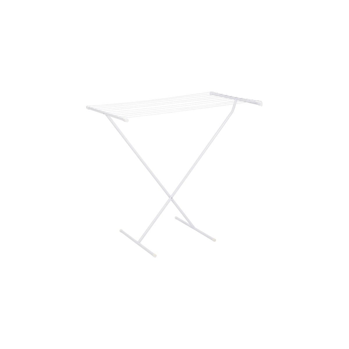 Bo-Camp Drying Rack Compact Steel Scissor Model White 9M