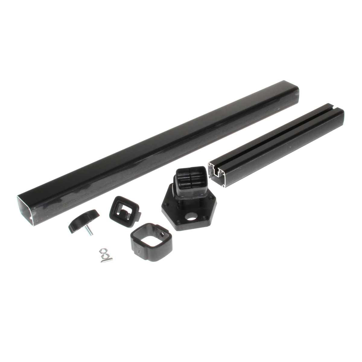 Black Adjustable Telescopic Table Legs 500 to 750mm (Pack of 25)
