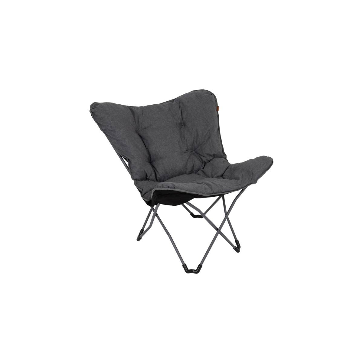 Bo-Camp Urban Collection Butterfly Chair Redbridge L Grey