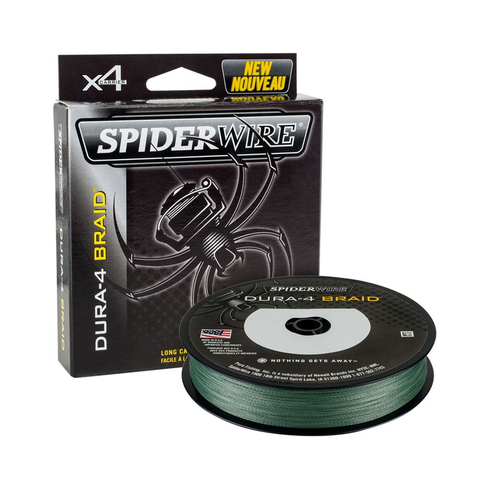 Spiderwire Dura-4 Silk Braid Green Fishing Line-33lbs-300 m - PROTEUS MARINE STORE