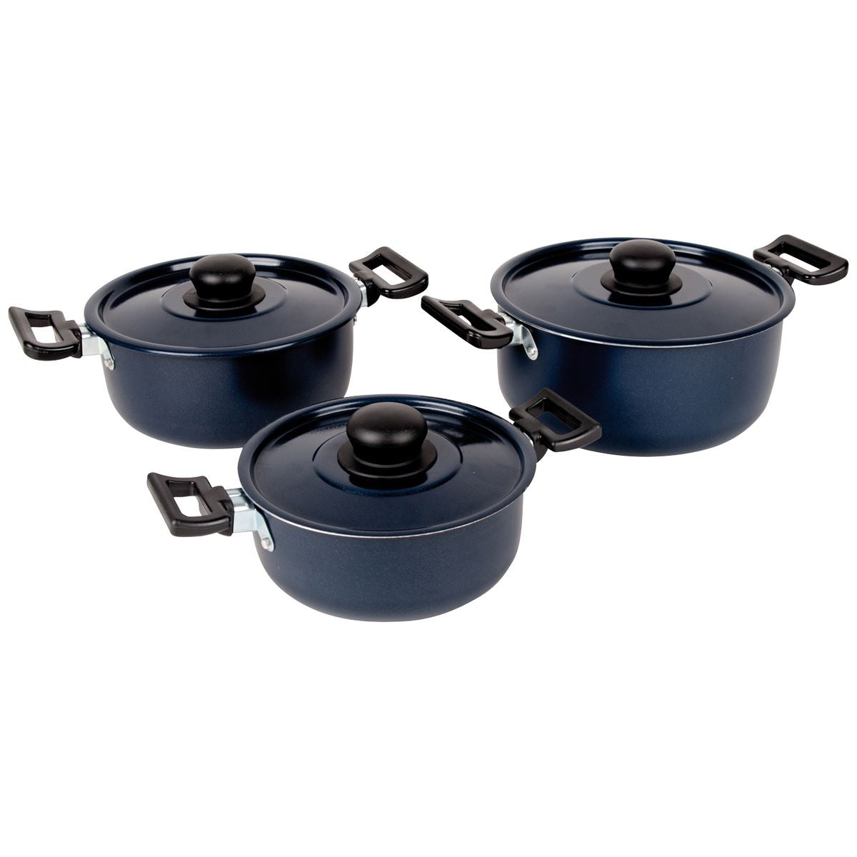 Bo-Camp Cookware Set Rondo 3 Pieces Aluminium