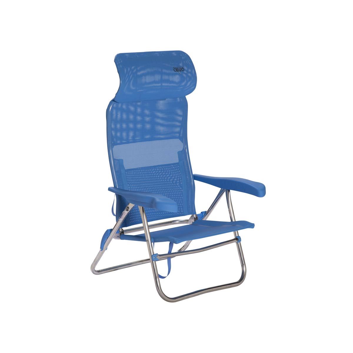 Crespo Beach Chair AL/205 Compact Blue